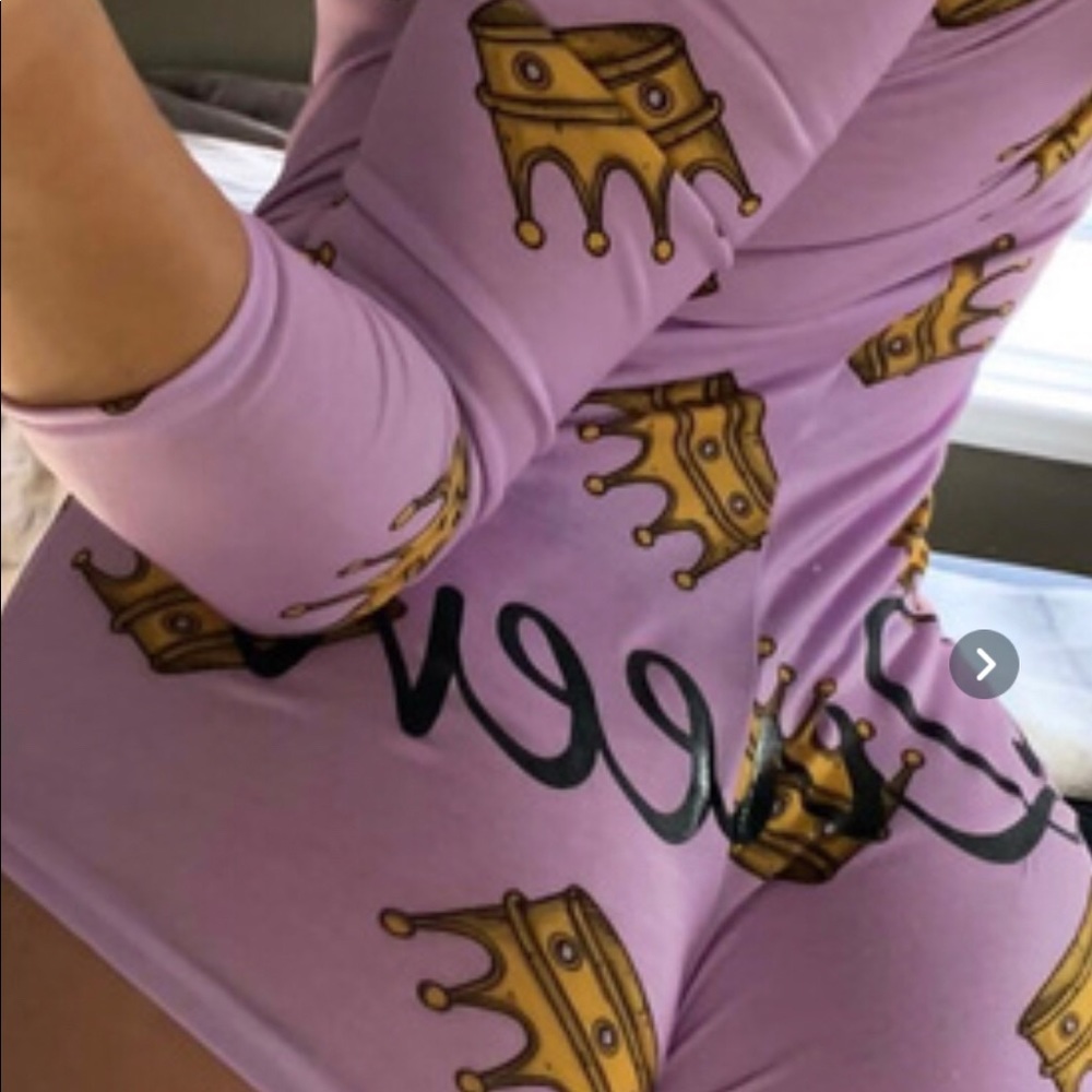 QUEEN SEXY LADIES DEEP V-NECK LONG SLEEVE SLIM FIT-UNDERWEAR SHORT JUMPSUIT